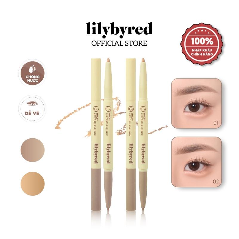 Chì kẻ bọng mắt hai đầu LILYBYRED Smiley Aegyosal Liner 0.32g