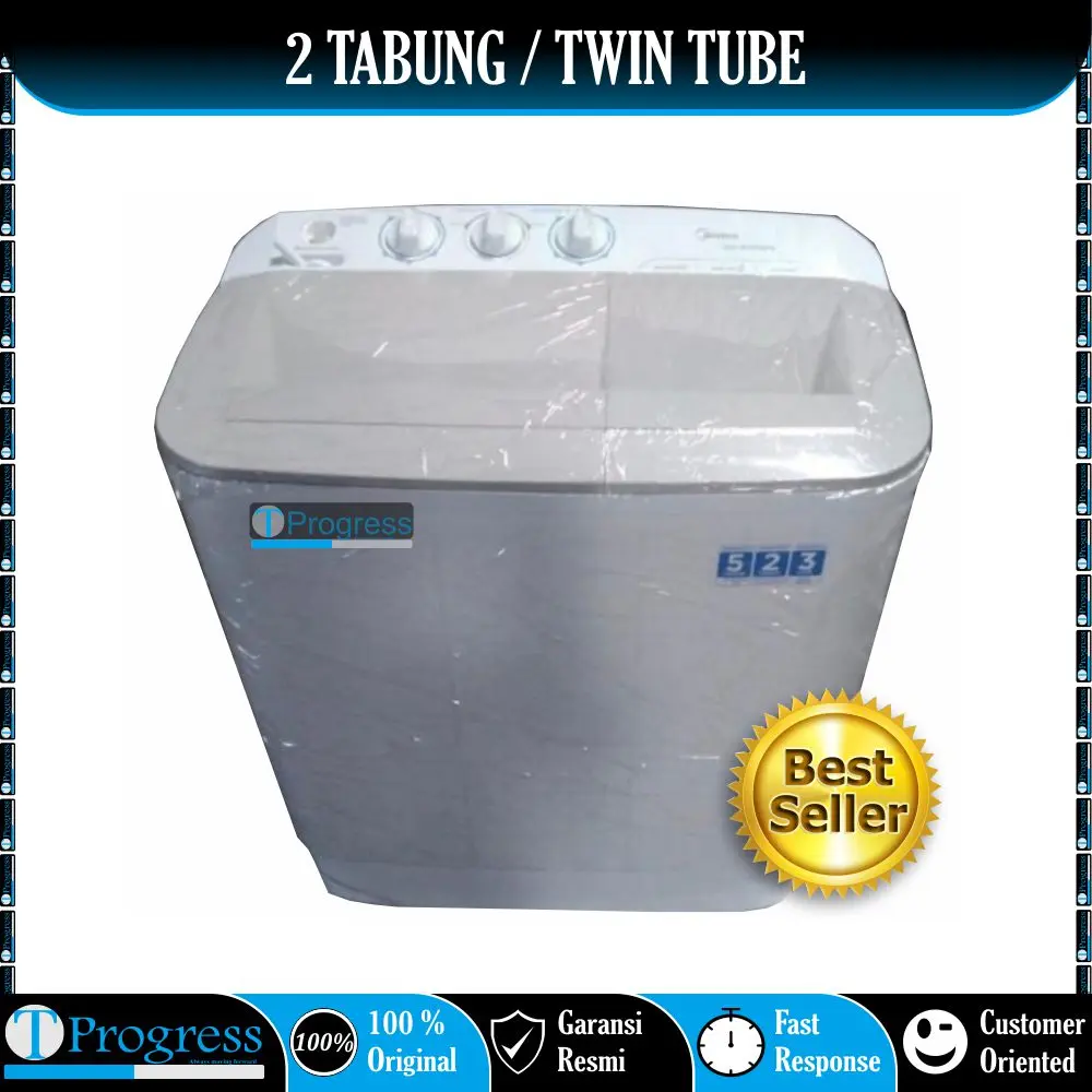 MESIN CUCI 2 TABUNG MIDEA MTD79NTW / MTD-79NTW