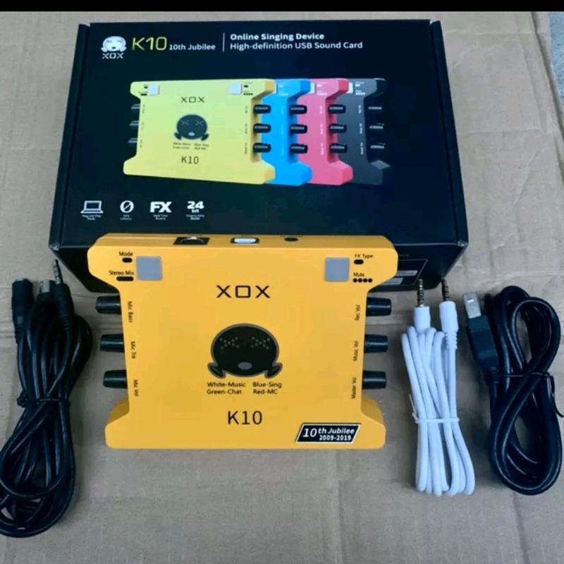 BỘ SOUND CARD K10 2020