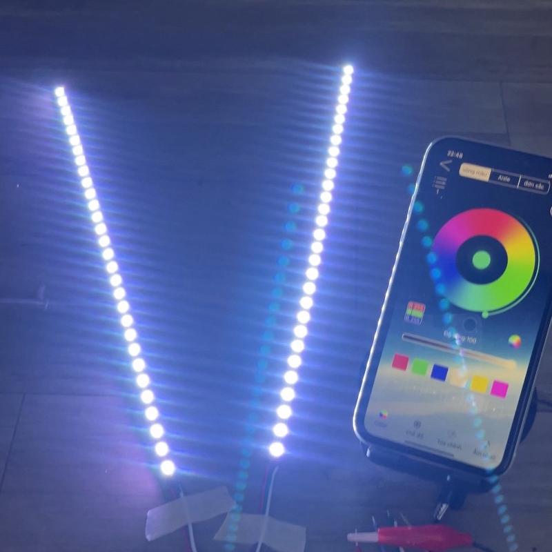 LED audi siêu mỏng 5mm và Mạch LED LAMP audi TC Touring điều khiển qua điện thoại