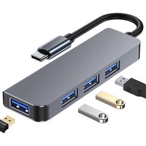 Hub Typec sang Bộ chia USB3.0, Đa năng, Bốn trong một, Thích hợp cho điện thoại di động, máy tính xách tay và bảng điều khiển trò chơi