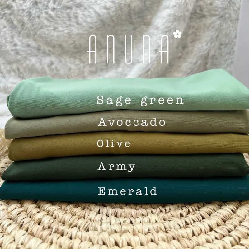 Jilbab Olahraga Jersey Super Premium Ukuran s Hauna Hijab - Simple dan Nyaman - Variasi, Muslim, Kerudung, Tebal, Katun, Stretch, Instan, Cantik 5