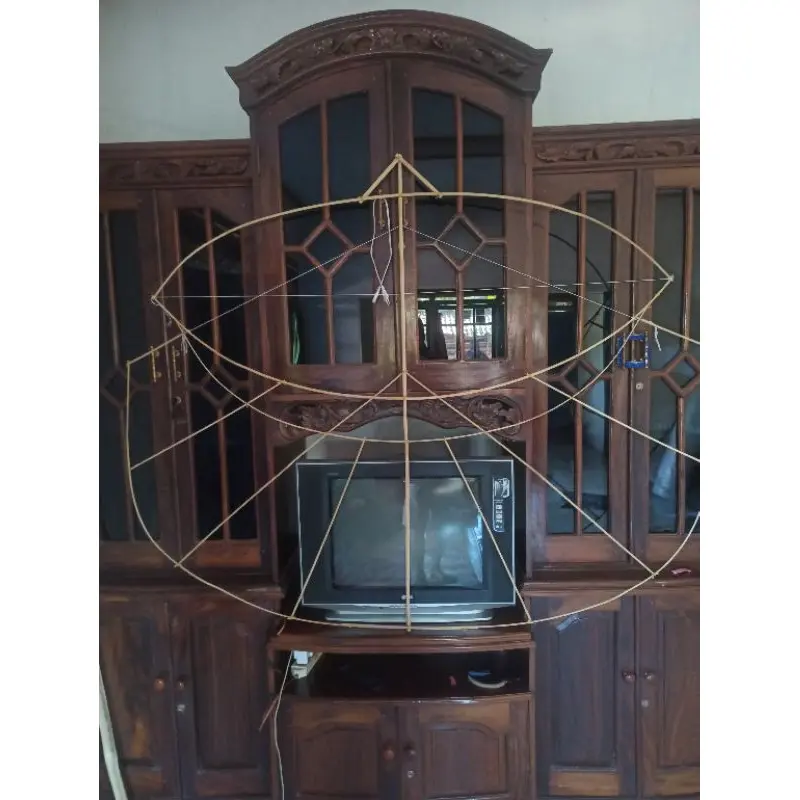 Rangka layangan Pegon model semok sayap 80cm 100cm & 150cm (merakit sendiri) 1