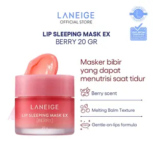 LANEIGE Lip Sleeping Mask Berry - Pelembap Bibir, Masker Bibir, Moisturizing