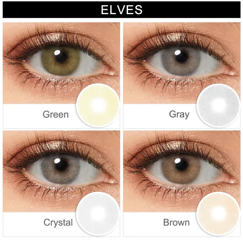 (COD)MAGISTER 1 Pasang Lensa Kontak Warna Diameter 14MM Softlens  Mata  Korea Color Contact Lens Eye Wajah 5