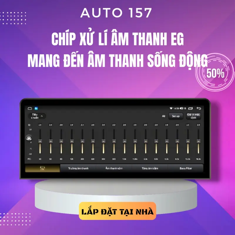 Màn Hình Android Ô Tô OLEDPRO Premium 12.3  4/32gb chíp 8 nhân mạnh mẽ cao cấp BH 18 tháng 1