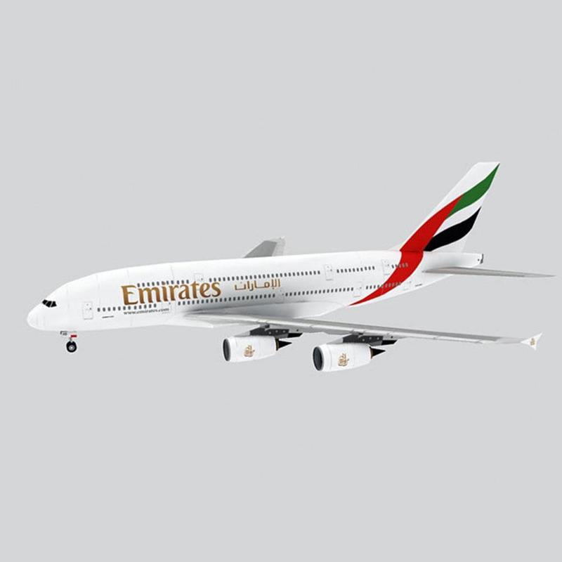 Product Introduction of Airbus A380 Aircraft Paper Model Handmade DIY Creativity Learning Toys Civil Aviation Passenger 32