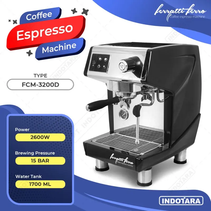 Ferratti Ferro Espresso Machine FCM3200D 0