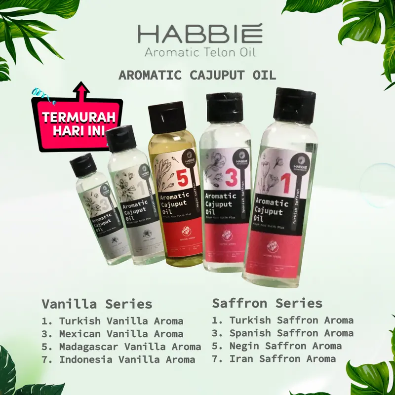 Habbie Minyak Telon (Tea Series) & Minyak Kayu Putih - Sultan Aromatic 2