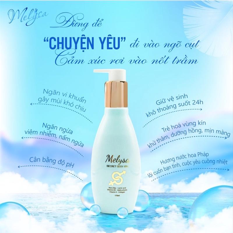 Gel vệ sinh hương nước hoa Pháp Melysa - (unisex)- Vệ sinh - Kháng Khuẩn
