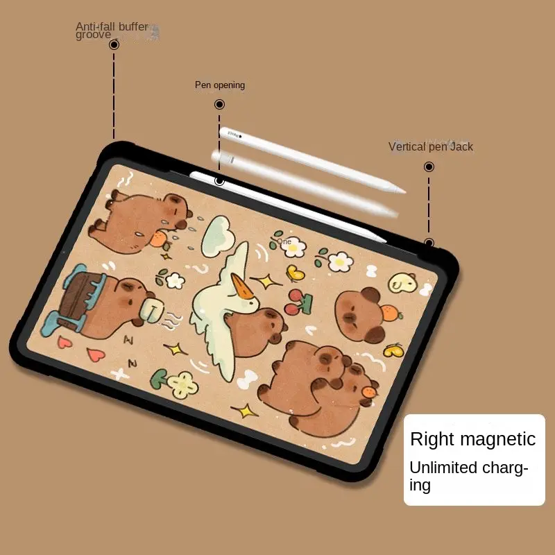 Bao Da Card Bara Mini 6, Thiết Kế Acrylic Gấp Ba, Tương Thích Với iPad Air 5, Ốp Bảo Vệ iPad Air 5 Cao Cấp 10.9 Inch, Bao Gồm Ngăn Đựng Bút, Tương Thích Với iPad Air 5, Chất Liệu Da Card, Bao Gồm Ngăn Đựng Bút Phụ Kiện 7