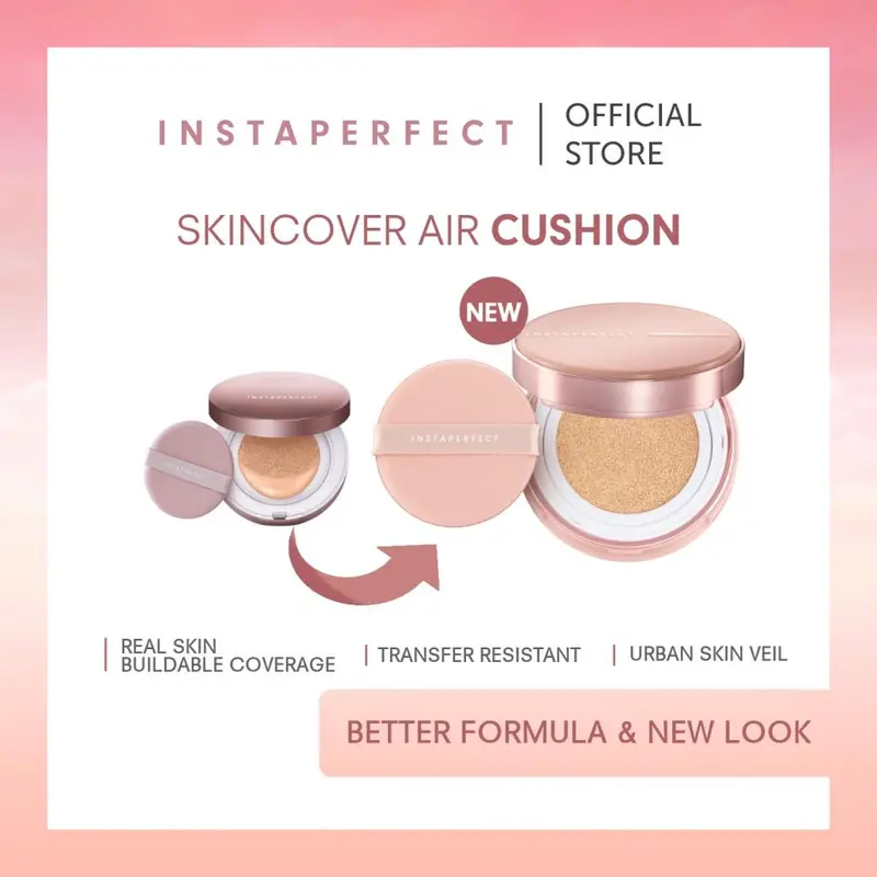 Instaperfect Daily Glam Complexion Essentials Bundle (Skincover Air Cushion + Matte Fit Powder Foundation) 5