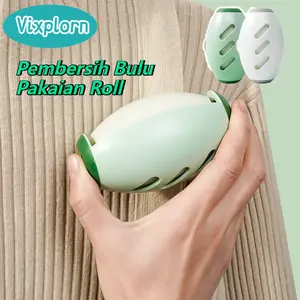 Vixplorn Alat Roll Penghilang Bulu Baju Dapat Dicuci Mini Sticky Roller Pembersih/Portabel Pembersih Bulu Pakaian Roll/ Bulu Kucing Sticky Roll