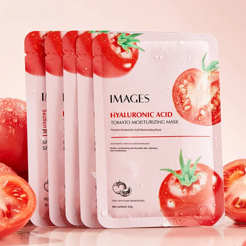 Tomato hyaluronic acid moisturizing Mask pack moisturizing and rejuvenating Skin Breathable Patch mask
