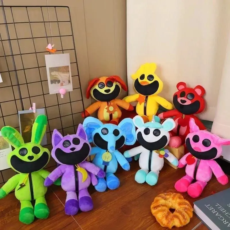Boneka Smiling Critters Stuffed Animals CatNap 50Cm Bahan Yelvo Premium