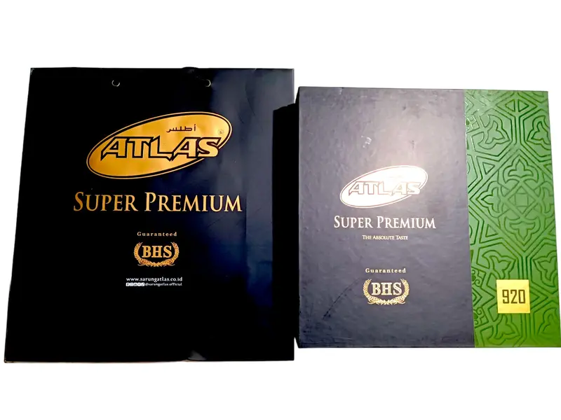 Sarung Atlas Super Premium 920 Gold motif BHS TERBARU 0