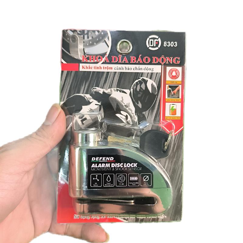 Ổ Khoá Đĩa Xe Máy Chống Trộm ALARMM Có Còi Hú Báo Động Hàng Tốt Phụ Kiện