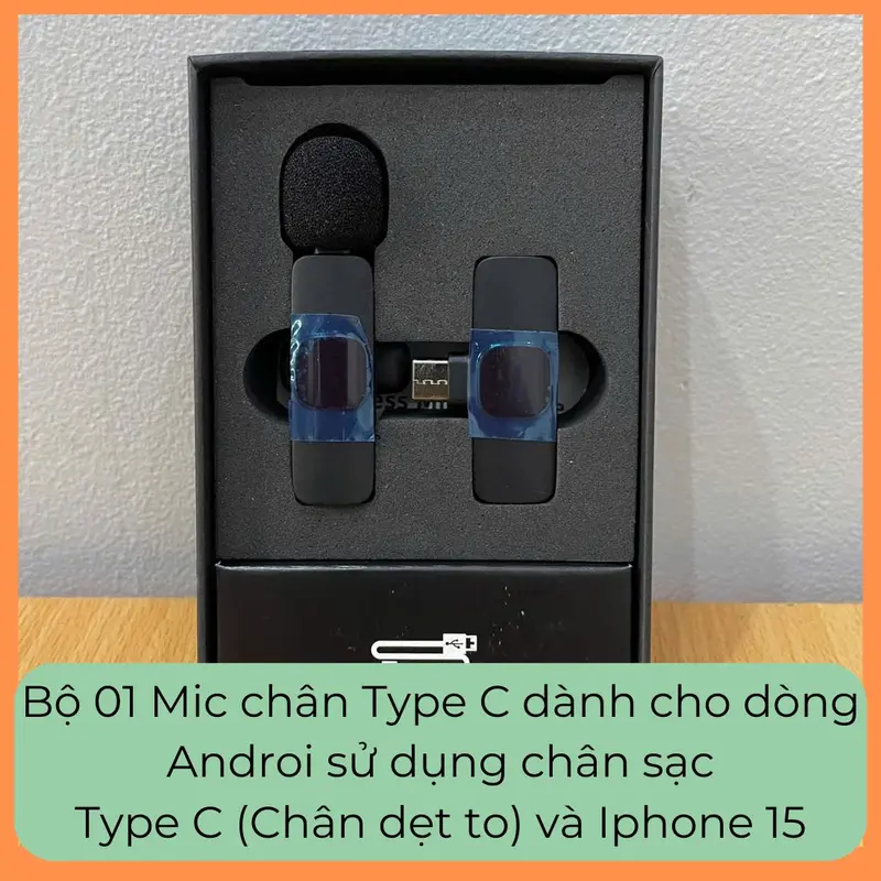 Micro ghi âm không dây, chất lượng K9, tương thích với máy tính tiền.Lọc tiếng ồn, giảm tiếng ồn, cải thiện chất lượng âm thanhGiá Đỡ Điện Thoại, Thích Hợp Cho Livestream, Quay Video Và Vlog mic  vlogs K9 míc không dây cài áo 3