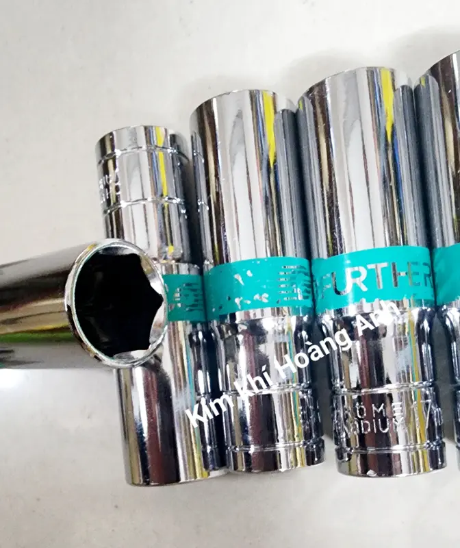 Đầu tuýp, đầu khẩu dài 1/2 vặn bulong các số từ 8 đến 32 1