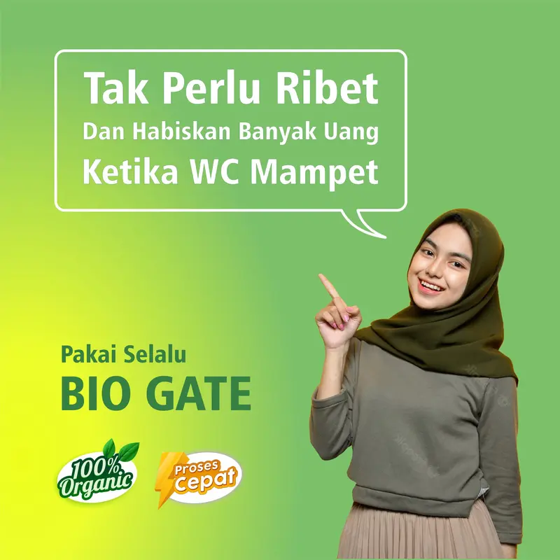 (500ml) BIOGATE - Obat Penguras WC Mampet Penuh Aman & Proses Cepat 6