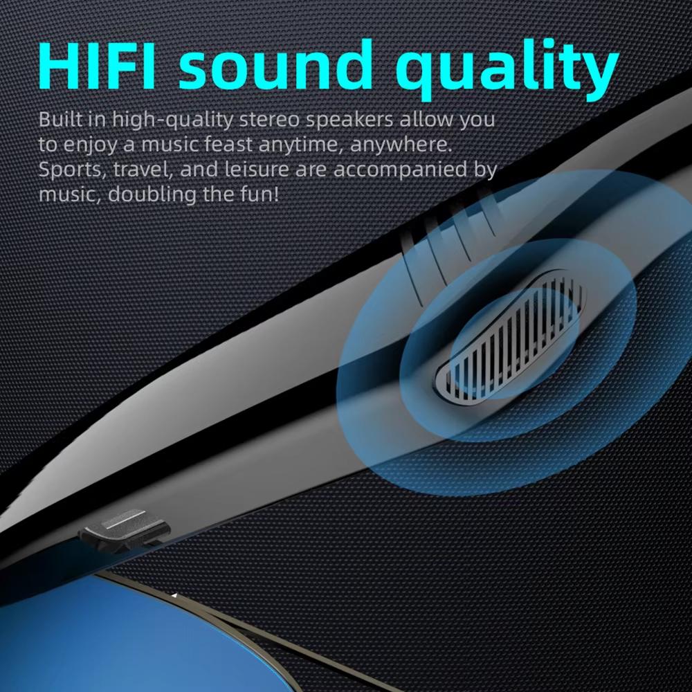 Wireless Smart Glasses with Audio and Voice Call Functionality for Outdoor Travel Convenience in Making Calls - Image 5