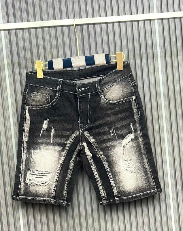 Quần short nam cao cấp chất Jean dày dặn co dãn nhẹ rách gối chuẩn form Menswear Pants Có Túi quanje  annamhanquoc