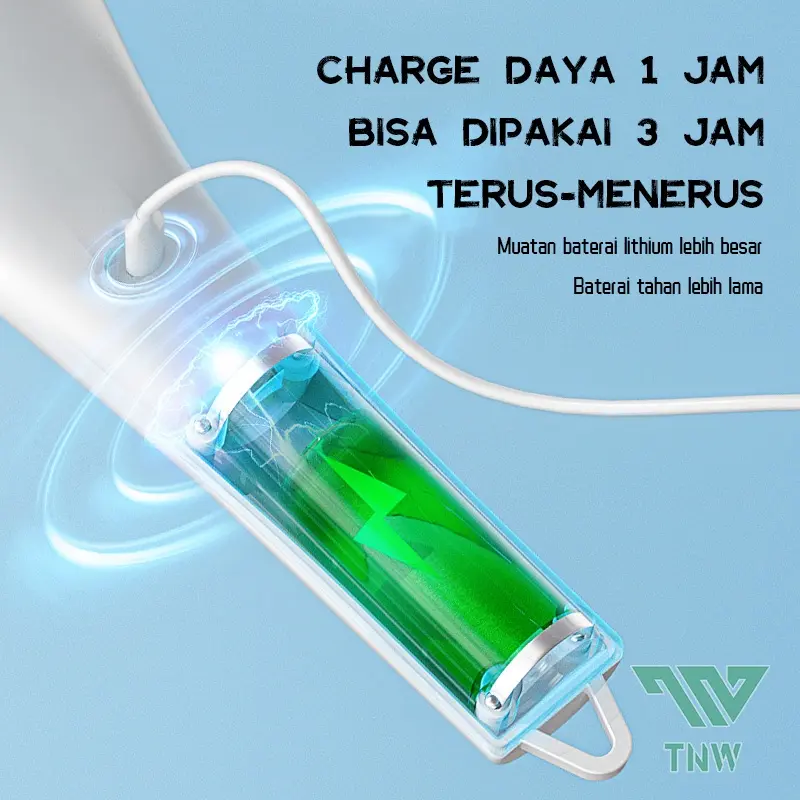 TNW KC5 5 in 1 Electric Cleaning Brush Sikat Pembersih Listrik Wireless Handheld Cleaner Rechargeable Spin Scrubber Waterproof Washer 6