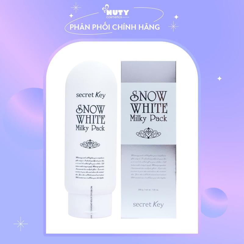 [Mẫu Mới] Kem Ủ Trắng Secret Key Snow White Milky Pack (200ml) Dưỡng Body Skincare