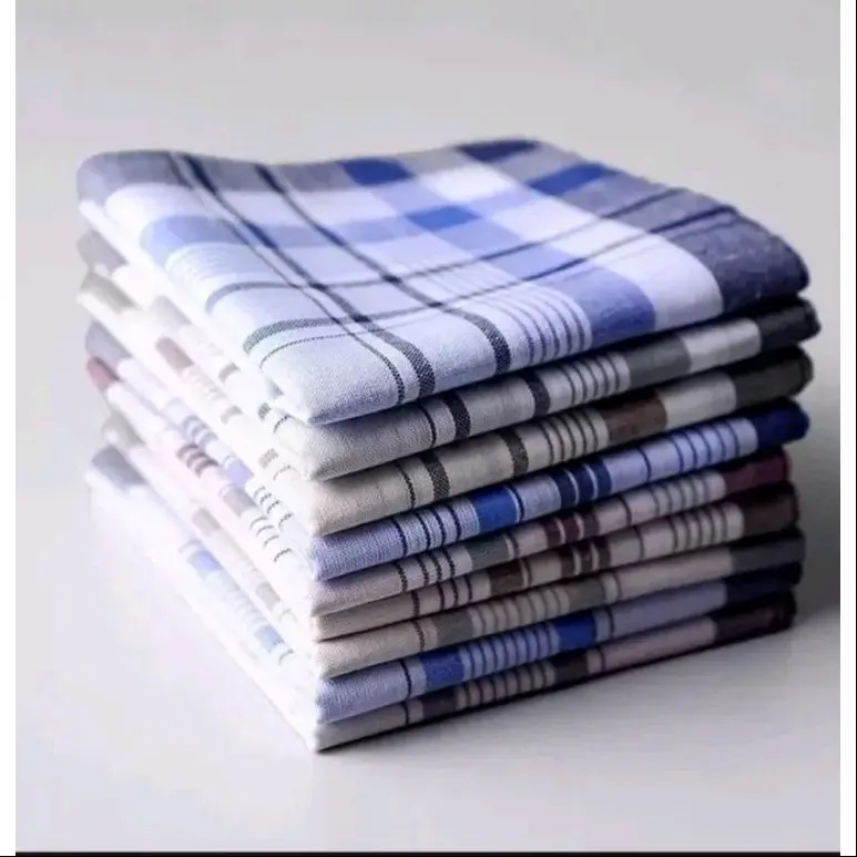 6pcs- sapu tangan pria bahan cotton / sapu tangan laki-laki bahan katun ,saputangan pria isi 6 Aksesoris Hadiah 6