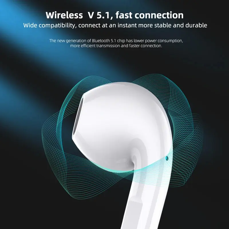 Tai Nghe Nhét Tai Nghe AirPods Pro4, L, Tai Nghe Nhét Tai Nghe Bluetooth 5, Tương Thích Với Android Và Apple iPhone, Tai Nghe Nhét Tai 4
