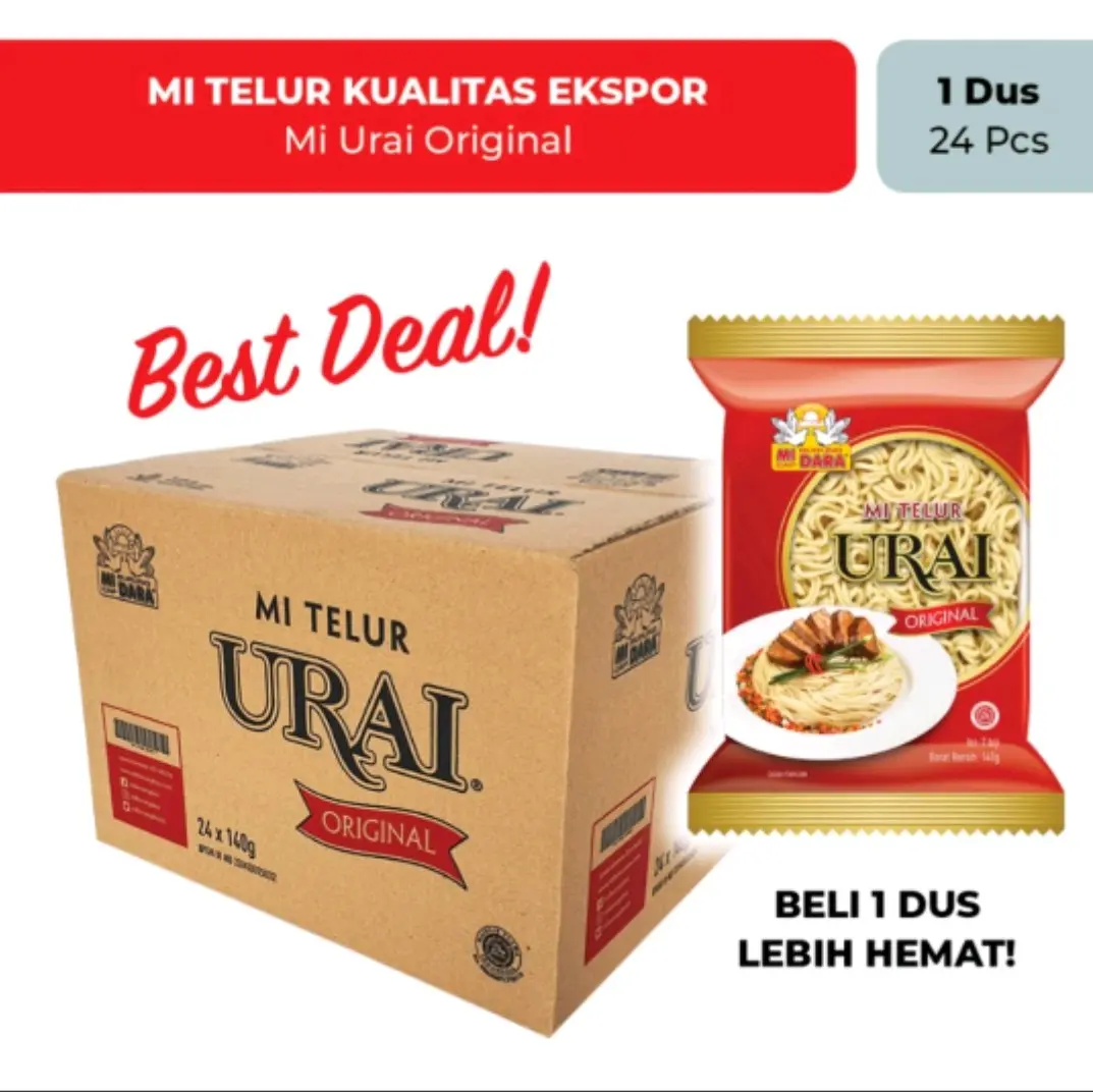 Mie Telur Urai Original Burung Dara 24pc