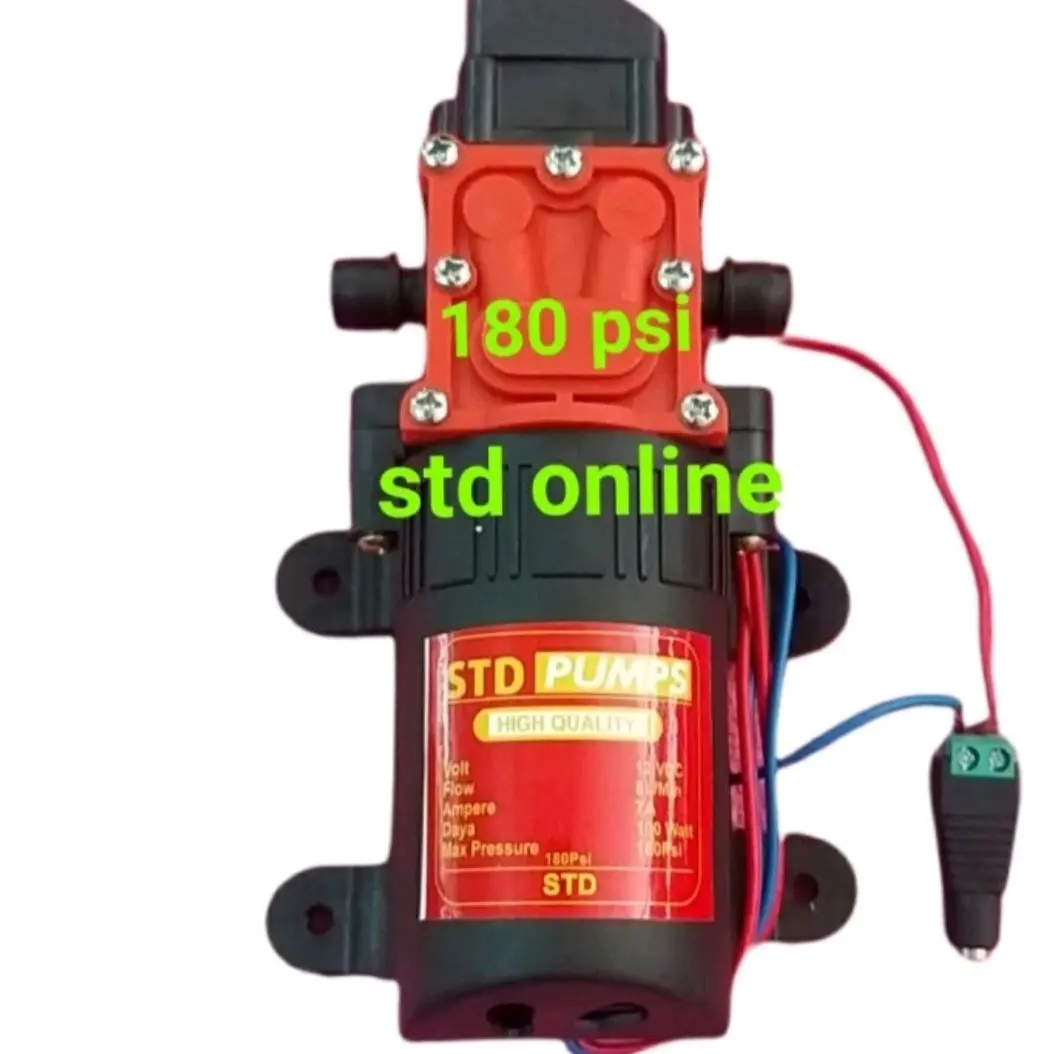 Dinamu pompa Dc 180 psi 12v Red pump ( model soket - soket)
