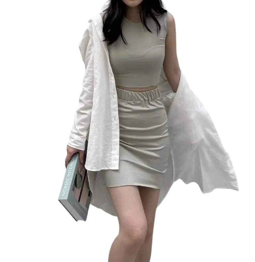 SIVALI Kemeja Oversize Linen Wanita - Linen Shirt - Atasan Wanita Lengan Panjang 990