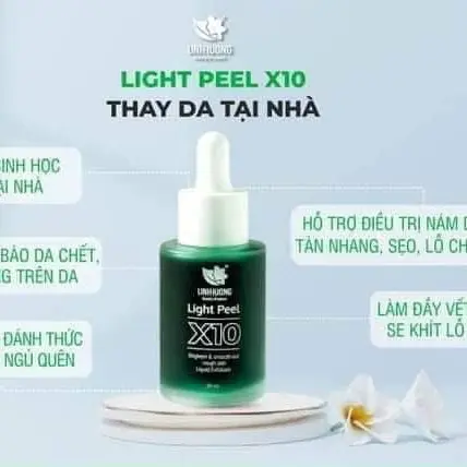 TÁI TẠO DA(Peel da) X10 date 3 năm không sưng, không đỏ,không lột da  ( HÀNG C/HÃNG)