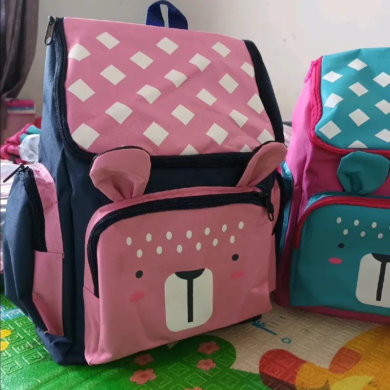 Tas Ransel Anak Tas Sekolah  Anak TK SD Motif Beruang Tas Punggung karakter kekinian Terbaru Fashion 7