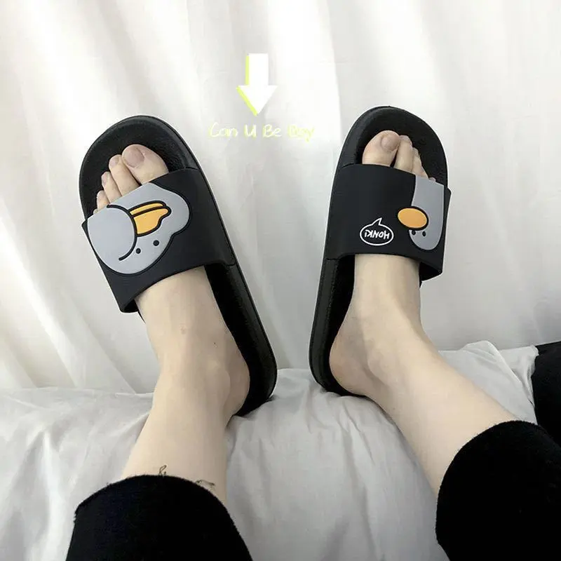 Dép Mùa Hè, Dành Cho Nam Và Nữ, Sử Dụng Trong Nhà Và Ngoài Trời, Phong Cách Hàn Quốc Hoạt Hình Chống Trượt, Đeo Hai Chiều, Thích Hợp Cho Học Sinh, Giá Đặc Biệt, Dép Hai Quai Anime, Thời Trang, Thanh Lịch, Dễ Phối Đồ
