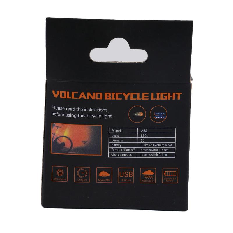 Product Introduction of Bike Back Tail Light USB Rechargeable Red LED Bright Taillights Fit On Any Bicycle/Helmet Easy To Install For Cycling Safety 22