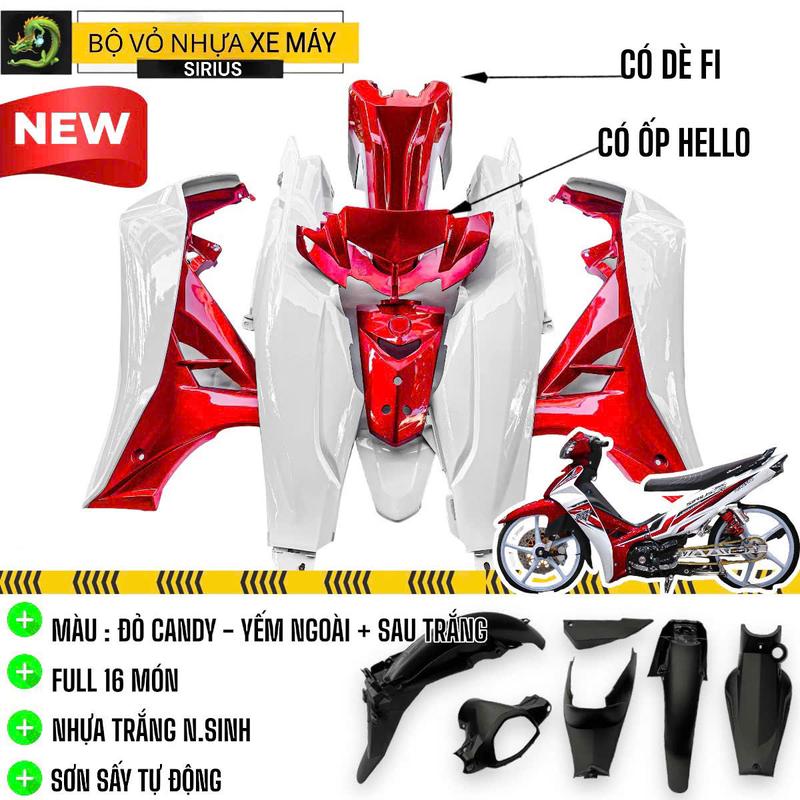 DÀN ÁO SIRIUS CHO SI 50CC VÀ 110CC_NTNS DÀN ÁO XE MÁY
