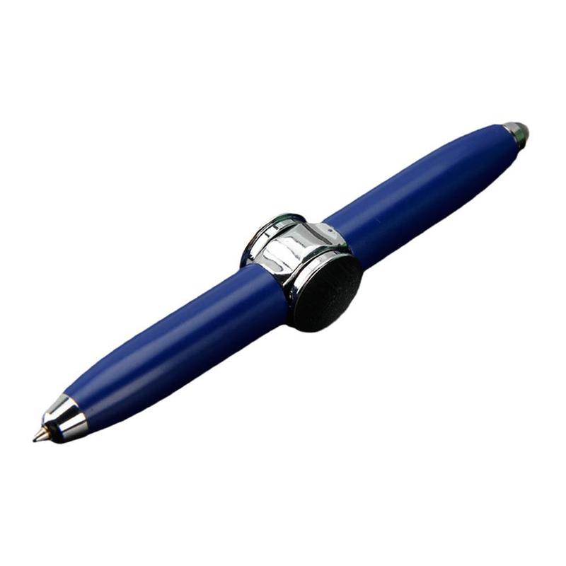 Product Introduction of Multifunctional Luminous Metal Fidget Spinner Pen for Decompression Twist and Writing E8W0 17