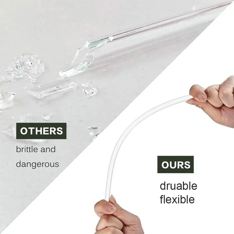 Drinkware Accessories Durable Reusable Straw Set, 7 Counts/set 6 Counts Straw & 1 Count Cleaning Brush, Portable Replacement Straw for 40oz & 30oz Water Bottle Tumbler 2