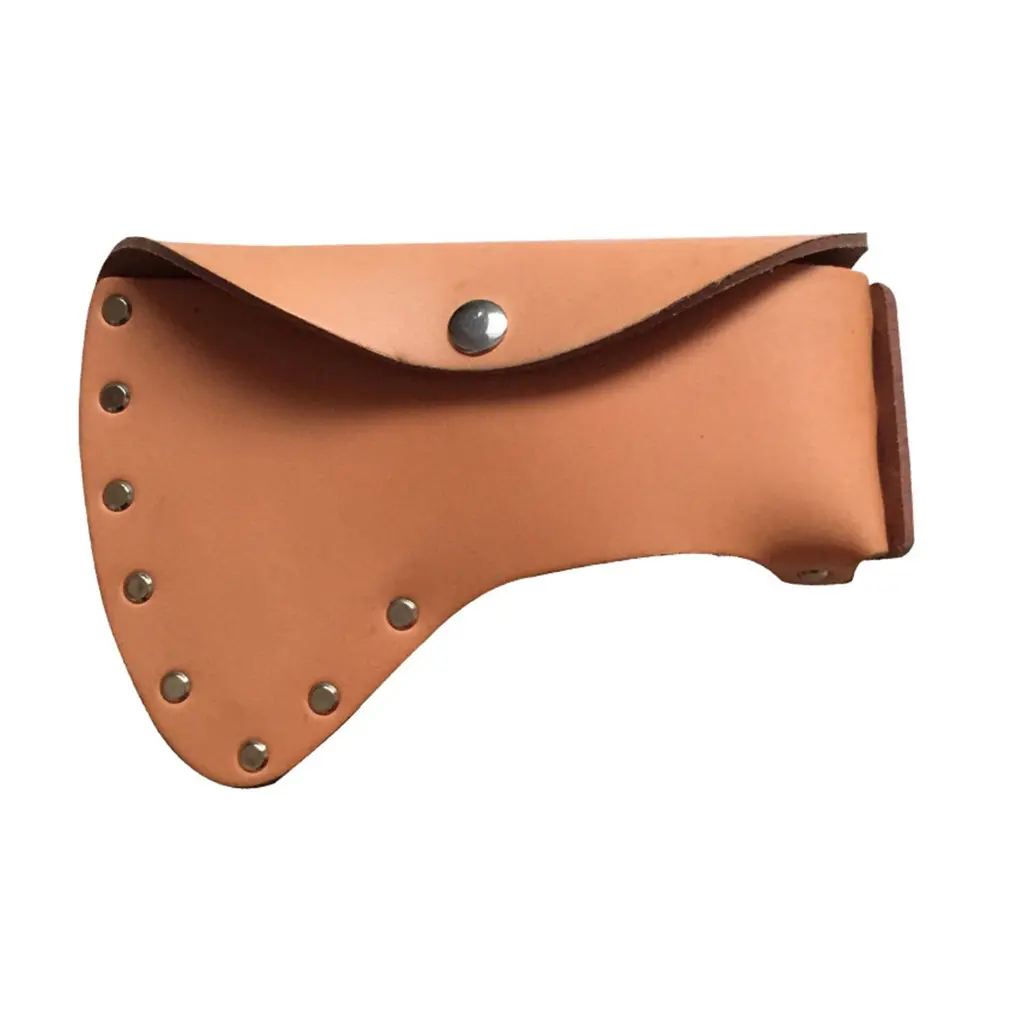 Heavy Duty Leather Axes Sheath Sleeve for Woodworking Camping Forest Exploration