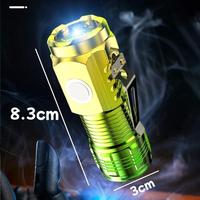 Gambar Vinnatsu Senter LED Super Terang / Senter Zoom LED Super Terang Waterproof /  LED High Power Aluminium Waterproof Senter/ Senter Isi Ulang Portabel lampu Baterai Pvc - Gradien Perak dari Vinnatsu official Kab. Tangerang 4 Tokopedia