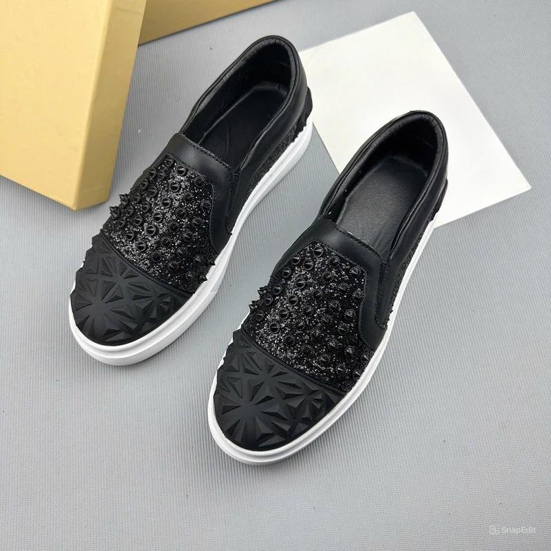 Giày Lười nam Đính Đinh có gắn Kim Sa lấp lánh - Mẫu Đẹp thời trang giới trẻ thịnh hành Shoes 5