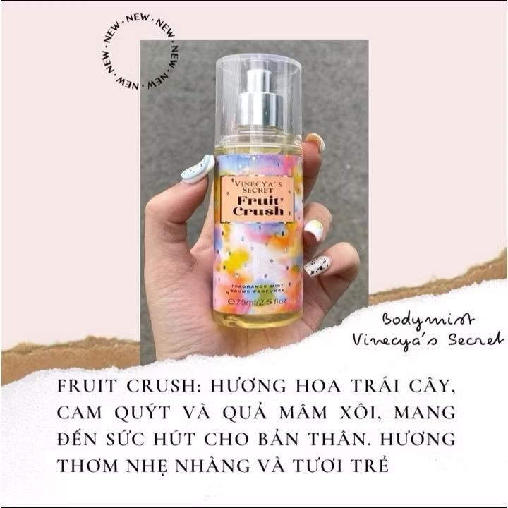 Product Introduction of Xịt thơm bodymist bản Trung cho cả nam và nữ chai 75ml mùi cực thơm lâu. 23