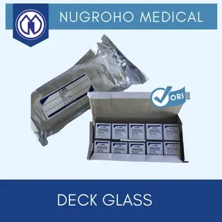 Kaca Penutup Mikroskop 24 x 24mm Cover Microscope Deck Glass|Isolab 0