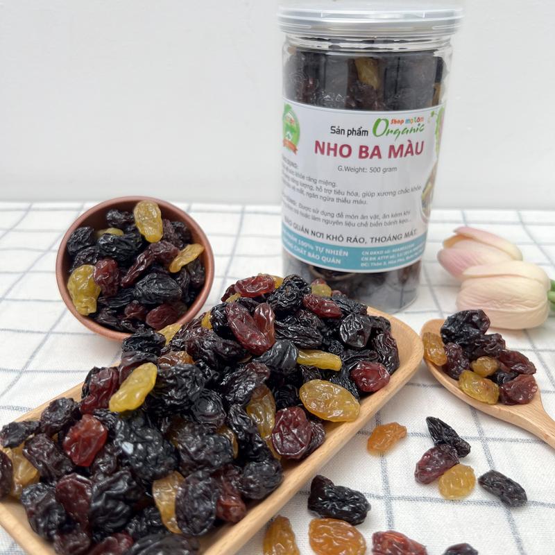 500g NHO KHÔ 3 MÀU NHẬP KHẨU CHI LÊ DẺO NGON SHOP MẸ TÔM Snack Ăn Vặt