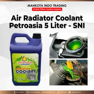 Air Raditor Mobil 5 LITER Anti Karat / Radiator Coolant PETROASIA 5L