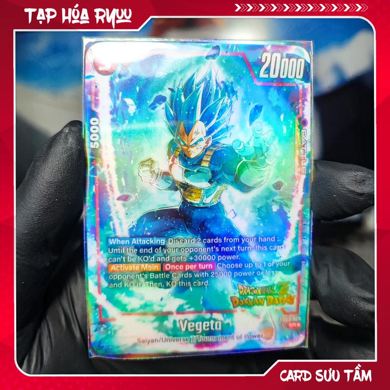 Tặng Sleeve Hologram Thẻ bài Dragon Ball Super Card Game - Card Anime Dragon Ball - Phong Cách DBCG - Songoku Vegeto,...