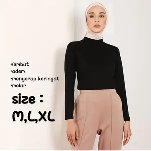 Manset Inner Baju Lengan Panjang Bahan Spandek Rayon Premium Dalaman Dewasa Muslim