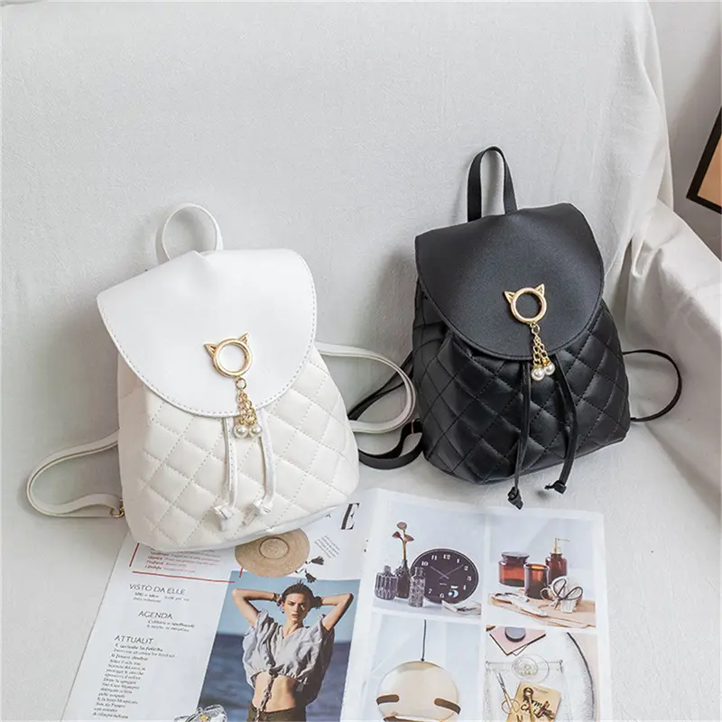 Ba Lô Nhỏ Mini Đeo Vai Bằng Da PU Cho Nữ, Đa Năng, Thích Hợp Cho Học Sinh, [HHH] Backpack